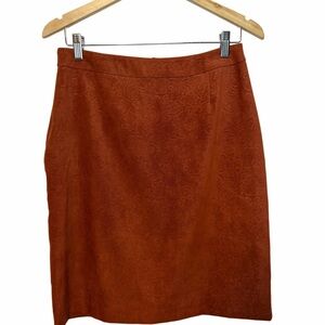 Chatarel Sport Burnt Orange Embossed Skirt – Vintage Made in Canada